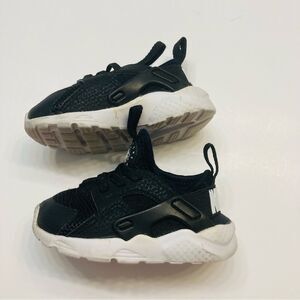 Nike Huarache Run Ultra Toddler Size 5C Athletic Shoes Sneakers 859594-002 Black